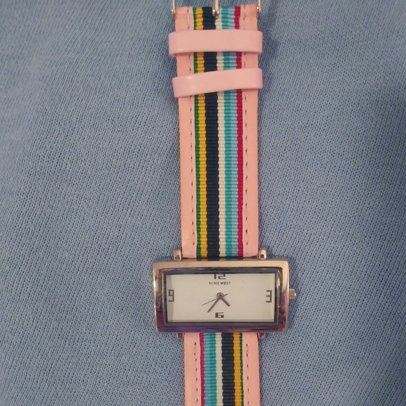 Nine West Multi-stripe Watch - Picture 7 of 9